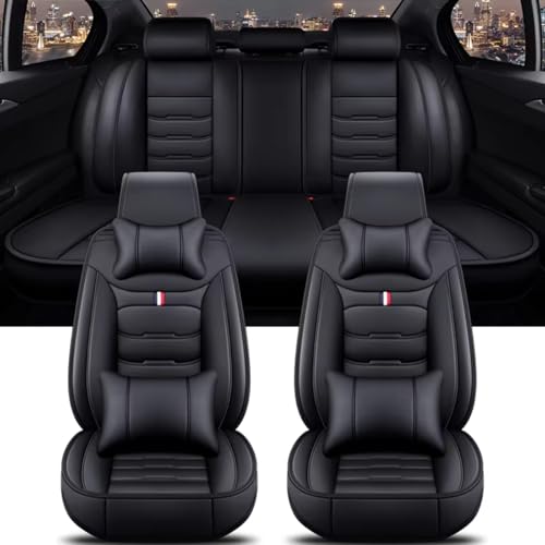 QRDKKL Funda Coche Asiento para Subaru para Forester para Outback XV para Impreza para Levorg Fit Cubierta Asiento Coche(I Black 5 Seat)