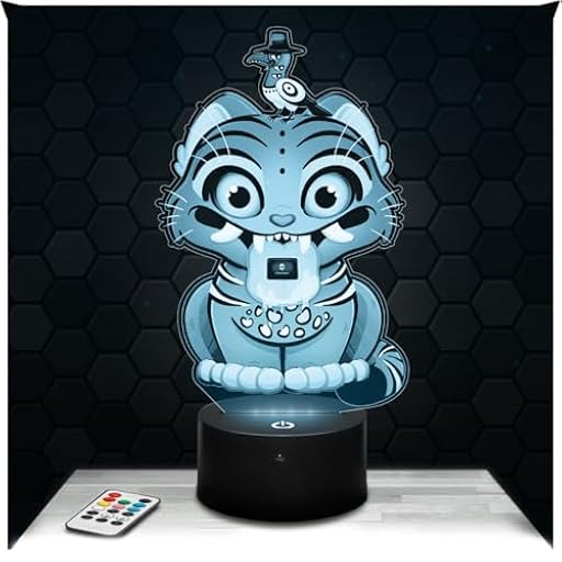 Lampephoto.fr - Lámpara 3D Der py Tigre Kpop Demon Hun ters Luz Táctil LED, Efecto Holograma 3D, Idea de Regalo, Navidad o Cumpleaños para Niños, Jóvenes, Chicos o Chicas TOP | Ya disponible en tu tienda friki favorita! En mundofriki.es!