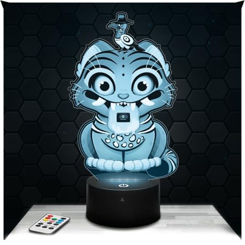 Lampephoto.fr - Lampe 3D Der py Tigre Demon Hunt ers Veilleuse Tactile Led, Effet Hologramme 3D, Idée Cadeau Noël Anniversaire Enfant Jeunesse Ado Garçon...