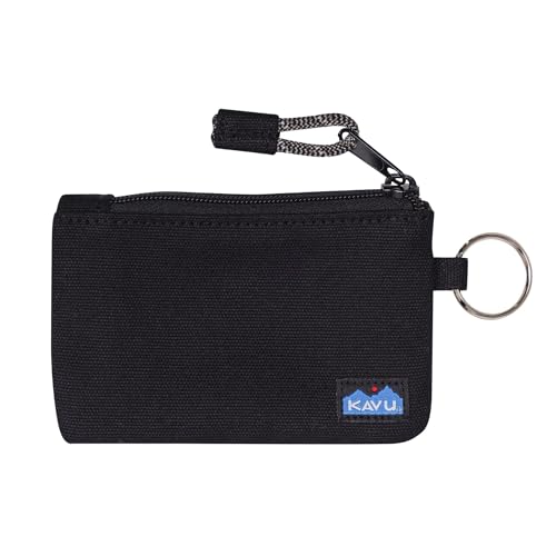 Image of KAVU Stirling Double Sided Slim Cotton Canvas Zip Wallet