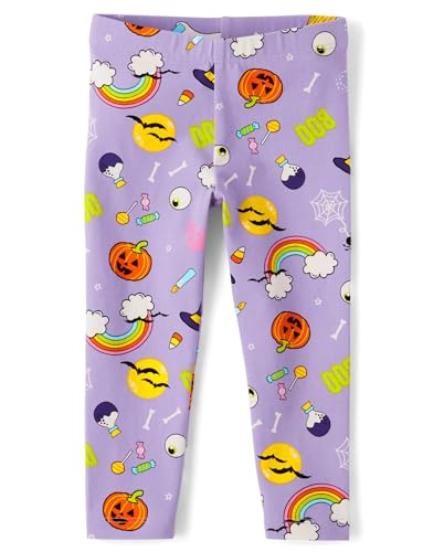 The Children's Place,Baby Girls,and Toddler Assorted Everyday Pull On Leggings,Halloween Print,5 Years