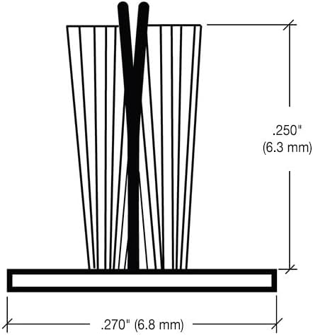 CRL Z78295C 100ft Roll Zipper Pile Weatherstrip, 0.250" Pile Height, 0.270" Backing Width-Gray