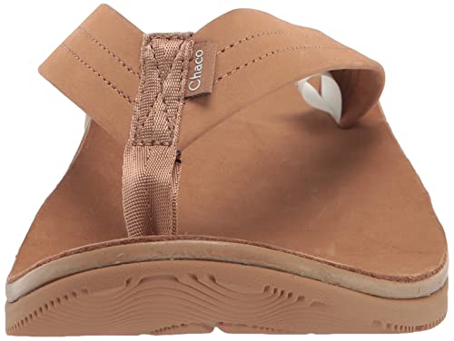 Chaco Men's Classic Leather Flip Flop, Tan, 9 #TOP1