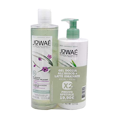 Jowae gel doccia all'ibisco 400ml + latte