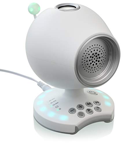 White Noise Sleep Sound Machine, Night Light Baby Soother Ceiling Projector, Nature Sounds