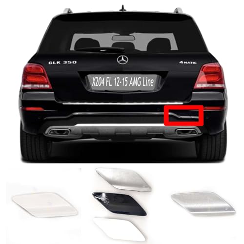 Rear Tow Cover Fit 12-15 Mercedes Benz GLK X204 AMG Line for GLK200 GLK220 GLK250 GLK280 GLK300 GLK350 2012 2013 2014 2015 Bumper Towing Hook Eye Cap