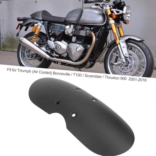 Motorcycle Mudguard Protector, ABS Front Mudguard Fit for T100 2001-2016 (Matte Black)