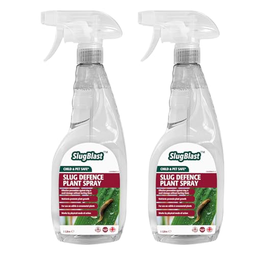 Enviro-Works Slug Defence Plant Spray 2 x 750 ml Child & Pet Friendly Ready to Use