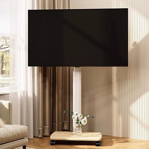 Soporte móvil para TV de 32-75 pulgadas con inclinación 30° miniatura 1
