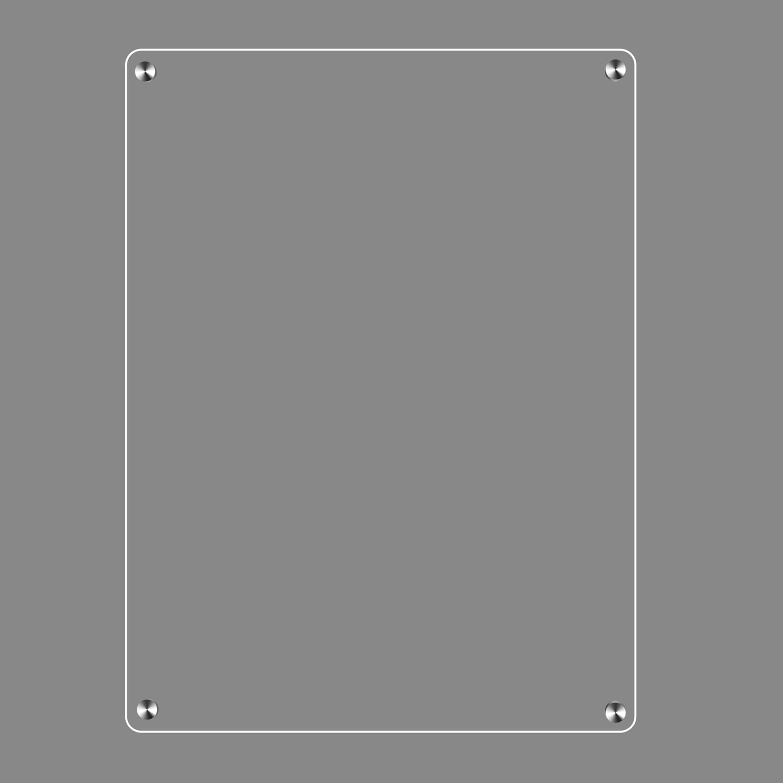 Pizarra de Planificación Mensual Magnética de Acrílico Transparente para Calendario de Nevera de 15,7 X 11,8 Pulgadas, Calendario de Borrado en Seco Duradero para Planificar con Anticipación,