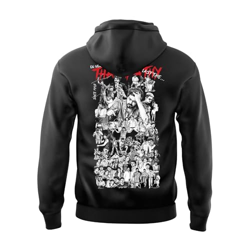 Image of DUDEME Vijay Hoodie | Printed Thalapathy Vijay Hoodies Jana Nayagan | One Last Time Design Cotton Hoodie for Men & Women