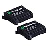 Smatree Batteria di ricambio (2-Pack), 3-Channel Charger with USB Cord for GoPro Hero 4 Camera Camcorder #3