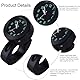 2 pcs Motorraduhr,Motorraduhr für Lenker Wasserdicht,Fahrraduhr für Lenker,Digitaluhr Lenkeruhr,Motorrad Lenkeruhr,Lenkeruhr Motorrad,Motorrad-Uhren,Lenkerhalterung Uhr für Motorräder Elektrofahrzeuge