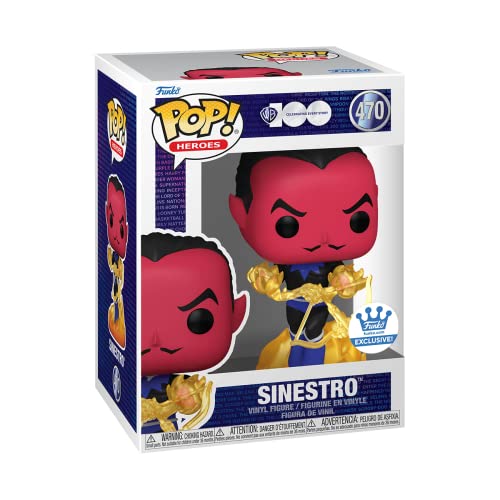 Funko Pop! Heroes: 100th Anniversary of the WB - Sinestro Shop Exclusive, Green - Image 2