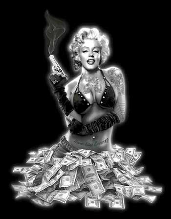Marilyn Monroe Money Shot Queen Blanket #TOP26