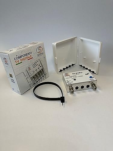 Amplificatore Antenna TV Da Palo 34dB 1 Uscita - Con Filtro 5G, Per Impianti TV, Fatto In Italia - Foto 12