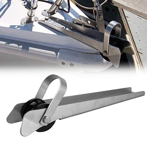 Bow Anchor Roller Bracket Self Launching Heavy Duty/Mount Marine 15in Boat Bow Anchor Roller 304 Stainless Steel Docking Roller for Marine Boat, Withstand Corrosive