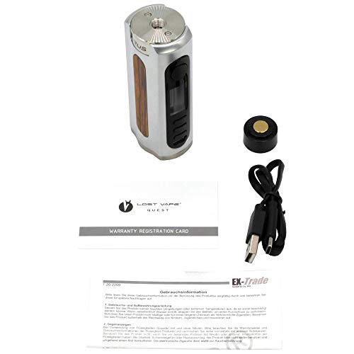 Lost Vape Grus Box Mod 100 Watt, e-Zigarette - Akkuträger, black marine – Bild 3
