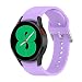 Produktbild BoLuo 20 mm Armband für Smartwatch Galaxy Watch 4 40 mm, Silikon, Uhrenarmband, für Galaxy Watch 4 Classic 42 mm/Watch4 44 mm/Watch 4 Classic 46 mm/Watch 3 41 mm, Silikon, Silikon