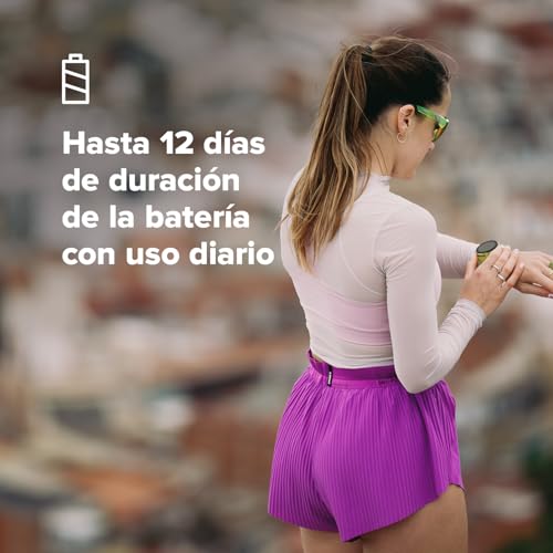 Suunto Run Reloj GPS Running, Pantalla Táctil AMOLED 1,32'', Ligero, Multideporte, Monitor Actividad, GPS Preciso, Seguimiento Cardíaco/Sueño, 12 Días Autonomía, 4GB Almacenamiento Música - imagen 4
