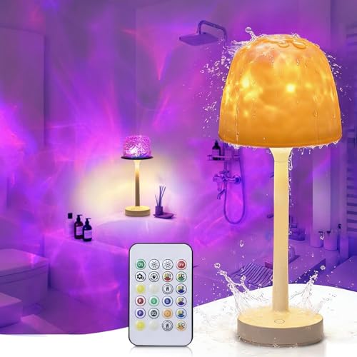 Lampe de douche étanche et projecteur de vagues océaniques 16 couleurs