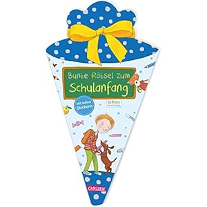 Schlau für die Schule: Bunte Rätsel zum Schulanfang mit Stickern (Schultüte für Jungen): Das perfekte Geschenk zum…