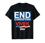 End Corruption Vivek Ramaswamy 2024 T-Shirt