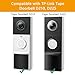 TEKCAM 5 Pack Doorbell Mount no Drill Compatible with TP-Link Tapo Doorbell D210, D225, Doorbell Backplate Single Tape for Drilling, Flat Doorbell Key Tool