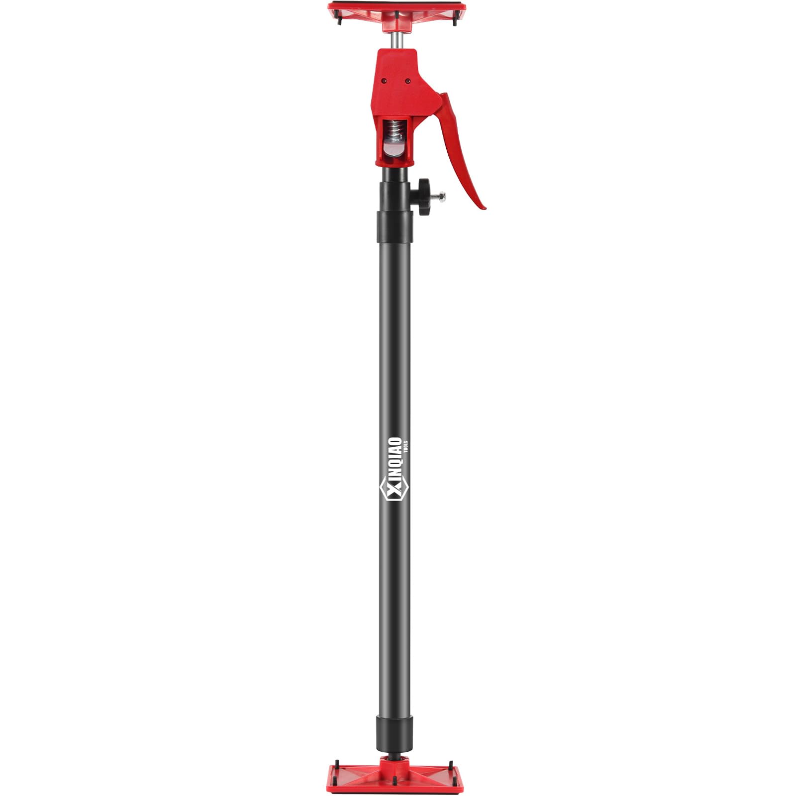 XINQIAO Drywall Lifts Cabinet Jacks for Installing Cabinets, Light Duty Third Hand Tools Adjustable Support Pole from 45 in to 113.6 in, 1 PC