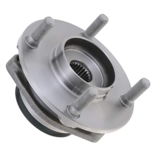 Image of Detroit Axle - 2pc Front Wheel Bearing Hubs Assembly for 2007-2012 Nissan Versa [4-Wheel ABS], 4 Lugs, 2008 2009 2010 2011 Wheel Bearing and Hubs Assembly Replacement
