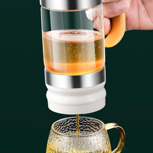 Tarro de vidrio de 350 ml premium con boquilla antigoteo 3