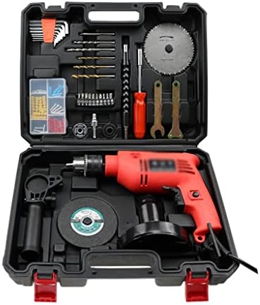 MMLLZEL Hand Electric Drill Grinding Cutting Drilling Hardware Tool Set Small Electric Drill Charging Repair Tool