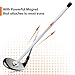 Ihomepark Golf Magnetic Alignment Rods, Club Face Golf Training Tool, 16” Golf Alignment Magnet Swing Trainer Aid 2 Pack
