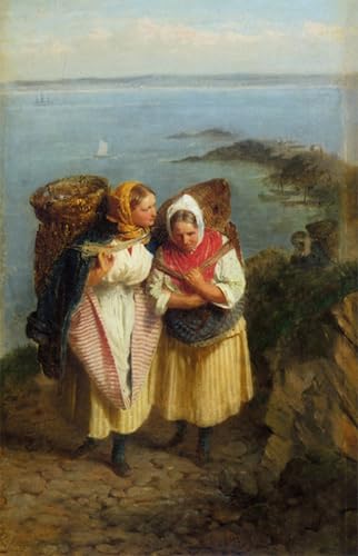 Pintura al óleo clásica de John con impresión de alta calidad en lienzo moderno de 60x90