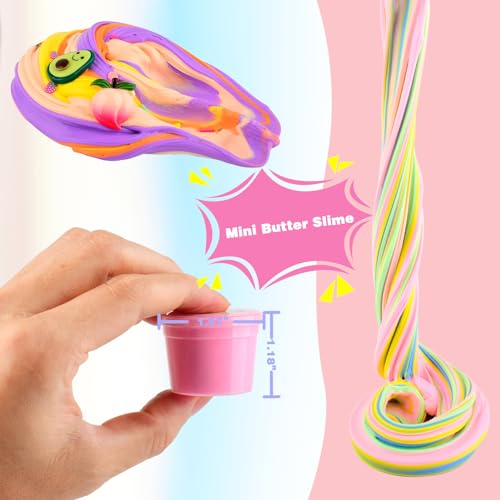 20 Pack Mini Slime, Butter Slime Party Favors, Soft Non-Sticky and Stretchy Slime Kit for Classroom Prizes, Christmas Stocking Stuffers, Goodie Bag Stuffers for Kids Boys Girls - Image 4