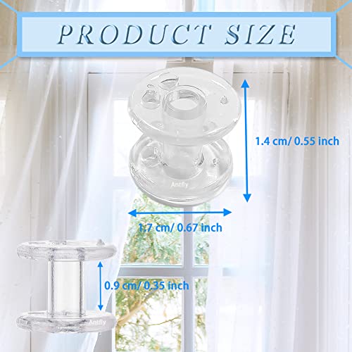 Antfly 16 pcs Pleated Shade Hold Downs Spool Tensioner Window Covering Hardware Cord Retainer Spool for RV Day/Night Shades - Image 2