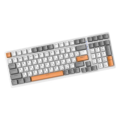 predolo Russian Mechanical Gaming Keyboard 100 Keys...