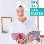 Bondi SPA Microfiber Hair Towel – Dries Hair 50% Faster – Anti-Frizz – Highly Absorbent & Super Soft - XL (42 x 22) - Rectangle - Image 2