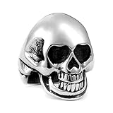 ★ 2 Stück Set: Eine Bestellung umfasst 2 Ringe, Punk-Design, männlich und kühl. Das Retro zieht mehr Aufmerksamkeit an.