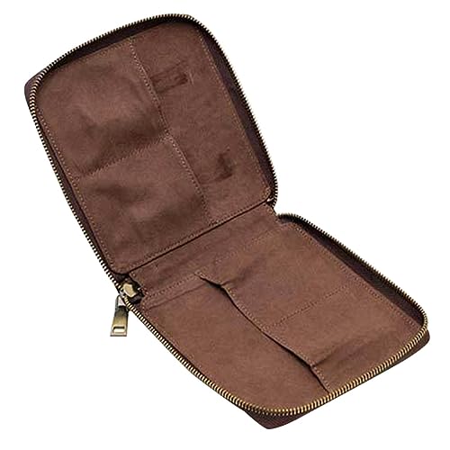 Boîte à montre rétro cuir finition surpiquée haut de gamme