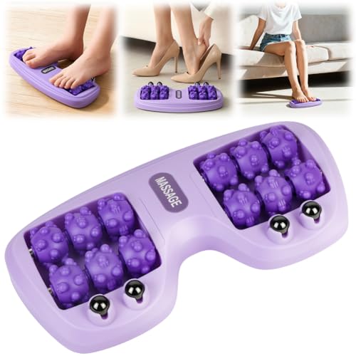 Fefod Fußmassageroller Roller Fußmassagegerät Massage Roller für Fußmassage Fussmassageroller Fussmassagegerät Massagegerät für Füße - Foot Massager Fersensporn - für Stressreduzierung Entspannung