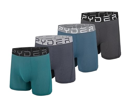 Calzoncillos bóxer de malla Spyder Performance para hombre en pack de 3 piezas transpirables