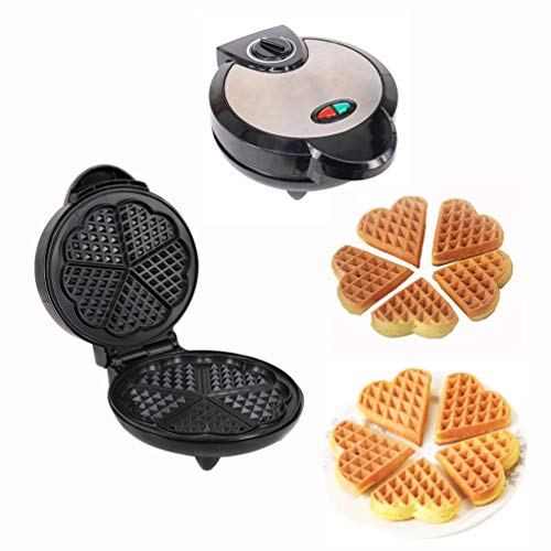 N / A 1200W Waffle Machine, Snack-Backmaschine, Edelstahl Dreieck Waffeleisen Heizung Hausgemachte Waffeleisen… – Bild 9