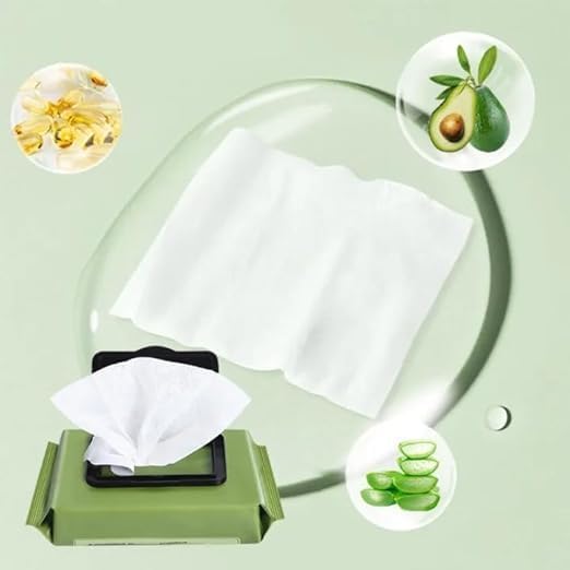ZANKHIT Makeup Remover Wipes β Gentle Face Cleansing & Makeup Removing Wet Wipes | Twacha Ko Saaf Karne Wale Face Wipes for Daily Use (60 Pcs) 4