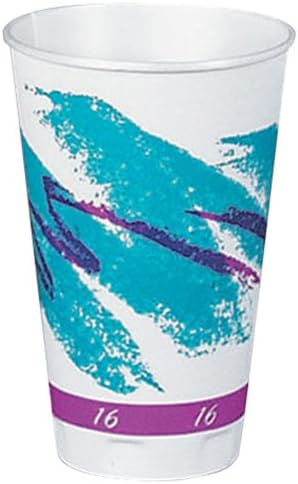 Solo Cup SCC X16NSYM Symphony Design Trophy XL Foam Cup 16 Oz