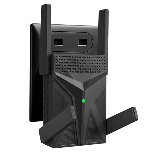 Image of WiFi 6 Extender Signal Booster for Home, AX1800 Dual-Band Wireless Repeater with Ethernet Port, Smart Setup App, Universal Compatibility, Advanced Security, Gigabit Speed for Gaming & Streaming