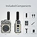 M6 4G/5G LTE Walkie Talkie, IP66 Waterproof Zinc Alloy Body Radio with AES256 Encryption, 6800mAh Battery, AI Noise Cancellation, Global Coverage, Type-C Charging for Outdoor & Security，1 Pack