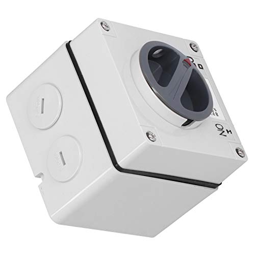 Generic Outdoor Waterproof Switch Socket, Dustproof Switch, Buttons Indicators, Reliable for Home Office (3P40A), Generichk7wpmg9ad-14