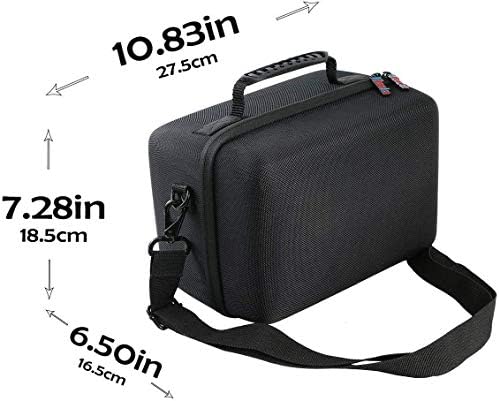 Khanka Hard Travel Case for Sonos Move The durable battery-powered Smart Speaker.Fits Charging Base and cables.(White lining)