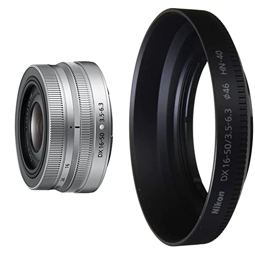 �y�Z�b�g�����zNikon �W���Y�[�������Y NIKKOR Z DX 16-50mm f/3.5-6.3 VR �V���o�[ Z�}�E���g DX�����Y NZDXVR16-50SL & �l�W�R�~�t�[�h HN-40 NIKKOR Z DX 16-50mm f/3.5-